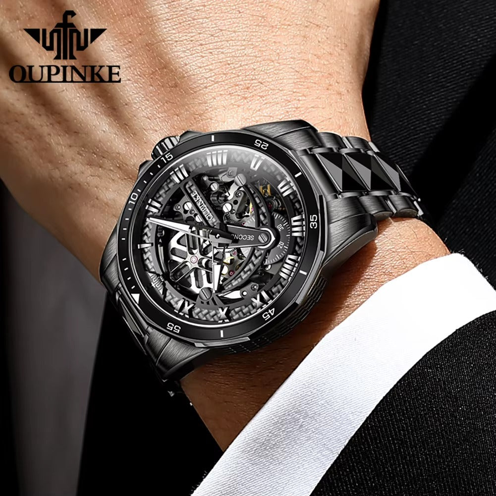 KOASIC 3178 Automatic Mechanical Watch for Men – Luxury Luminous Skeleton Waterproof Wristwatch